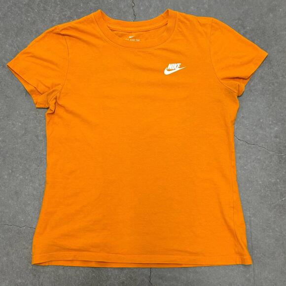 Nike Plain Orange T Shirt - Picture 1 of 3